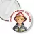 Przypinka klips Odznaka Małego Strażaka chłopiec strażak