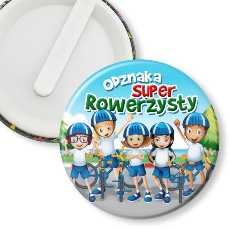 przypinka klips Odznaka Super Rowerzysty