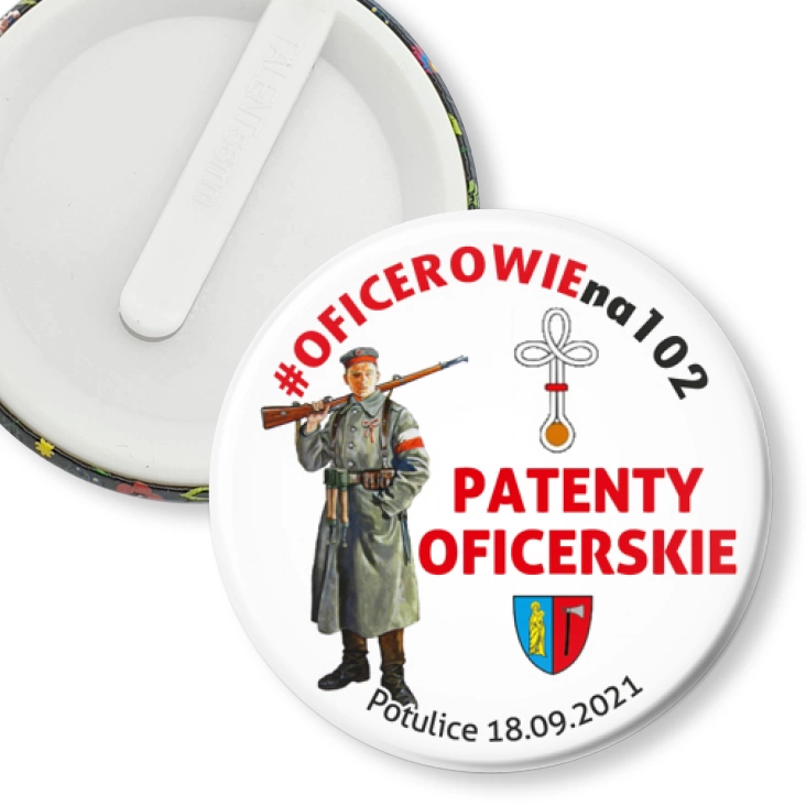 przypinka klips Oficerowie na 102