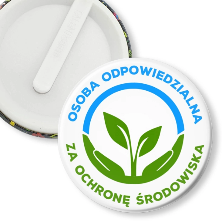 przypinka klips Osoba odpowiedzialna za ochronę środowiska