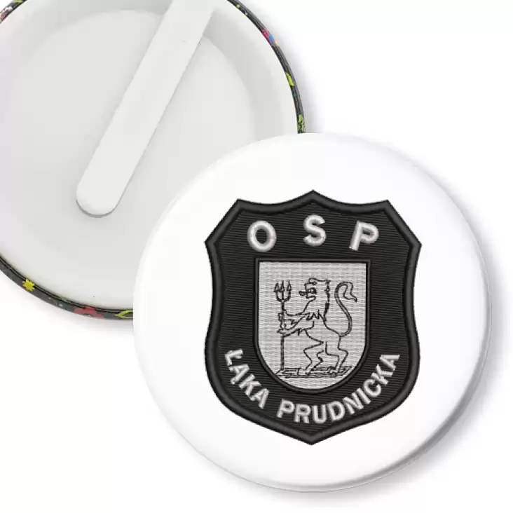 przypinka klips OSP Łąka Prudnicka