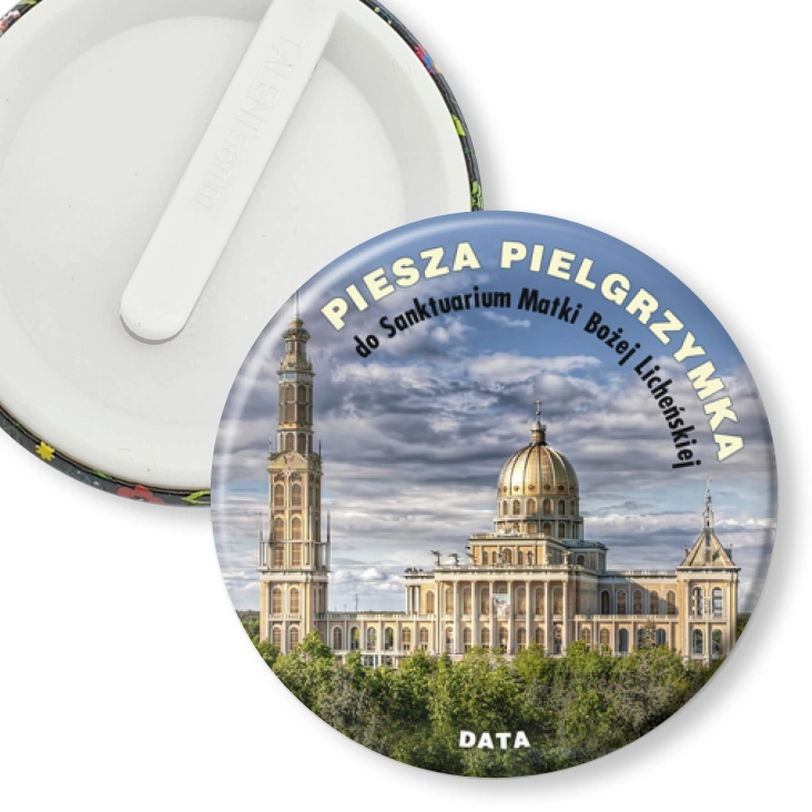 przypinka klips Piesza Pielgrzymka do Sanktuarium Matki Bożej Licheńskiej