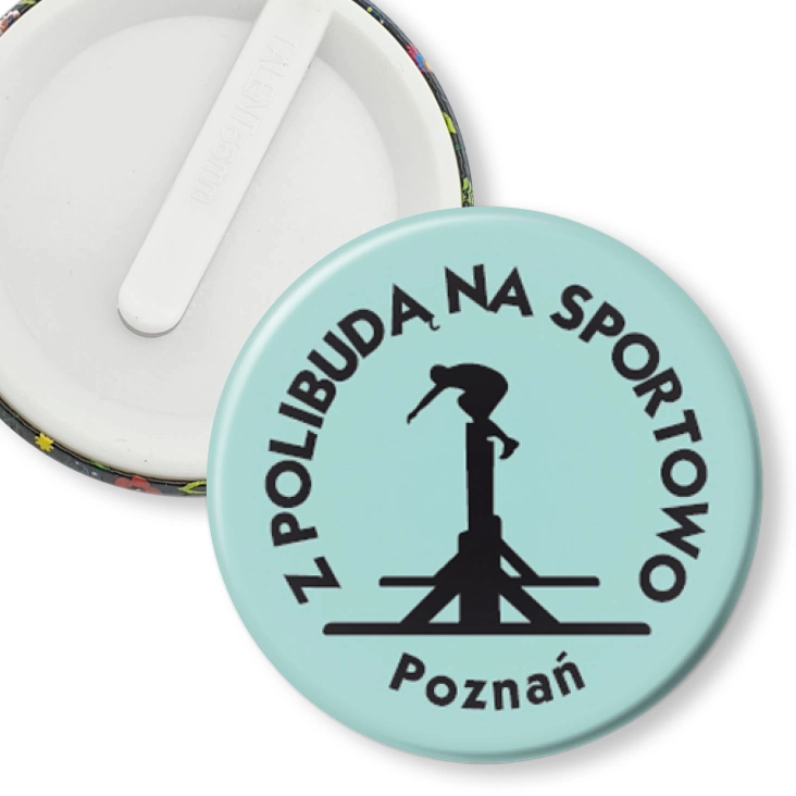 przypinka klips Politechnika Poznańska Tor przeszkód