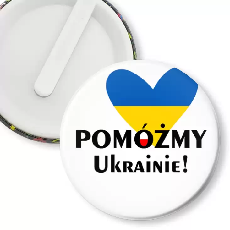 przypinka klips Pomoc dla Ukrainy