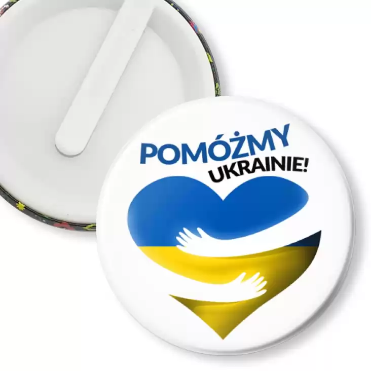 przypinka klips Pomóżmy Ukrainie