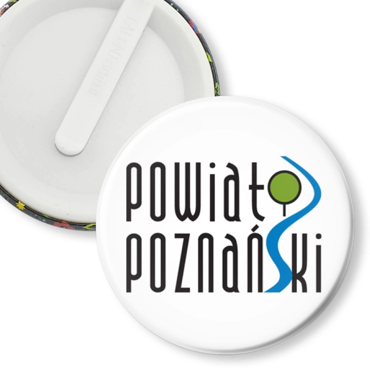 przypinka klips Powiat Poznański