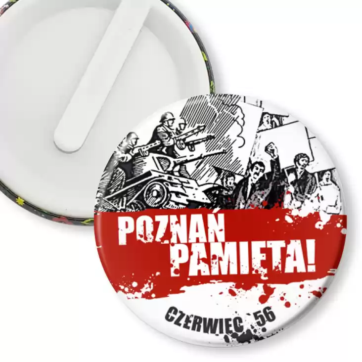 przypinka klips Poznań pamięta Czerwiec 56
