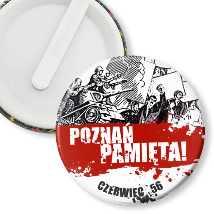 przypinka klips Poznań pamięta Czerwiec 56