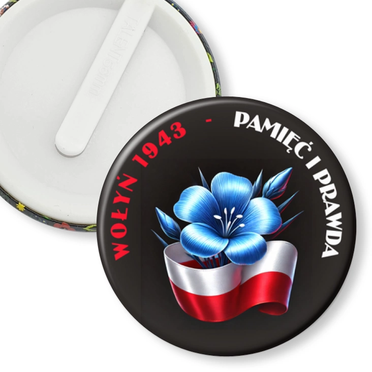przypinka klips Prawda i pamięć Wołyń