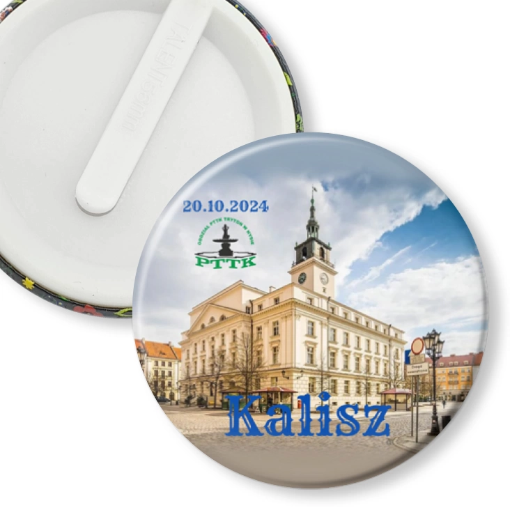 przypinka klips PTTK Nysa wycieczka do Kalisza