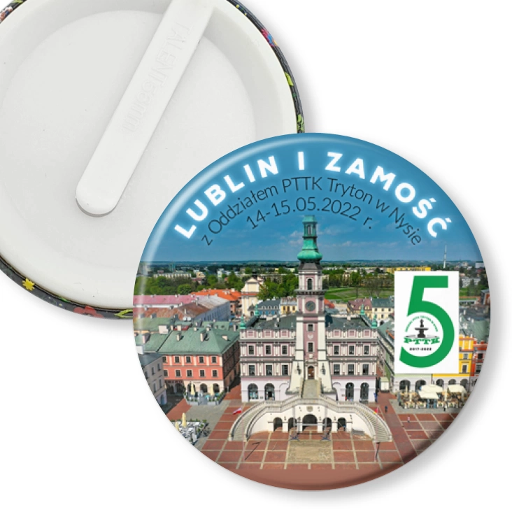 przypinka klips Rajd Lublin Zamość