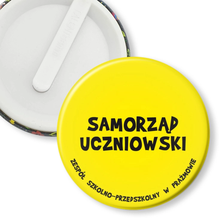 przypinka klips Samorząd Uczniowski Zespół Szkolno-Przedszkolny w Prażmowie