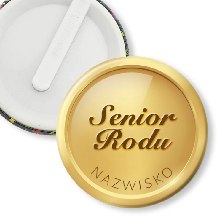 przypinka klips Senior rodu