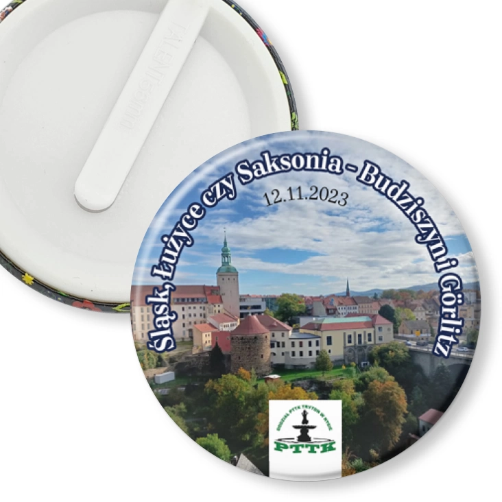 przypinka klips Śląsk, Łużyce czy Saksonia - Budziszyn i Görlitz