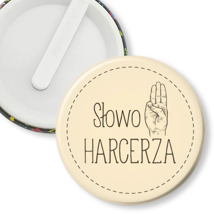 przypinka klips Słowo harcerza