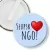 Przypinka klips Słupsk love NGO