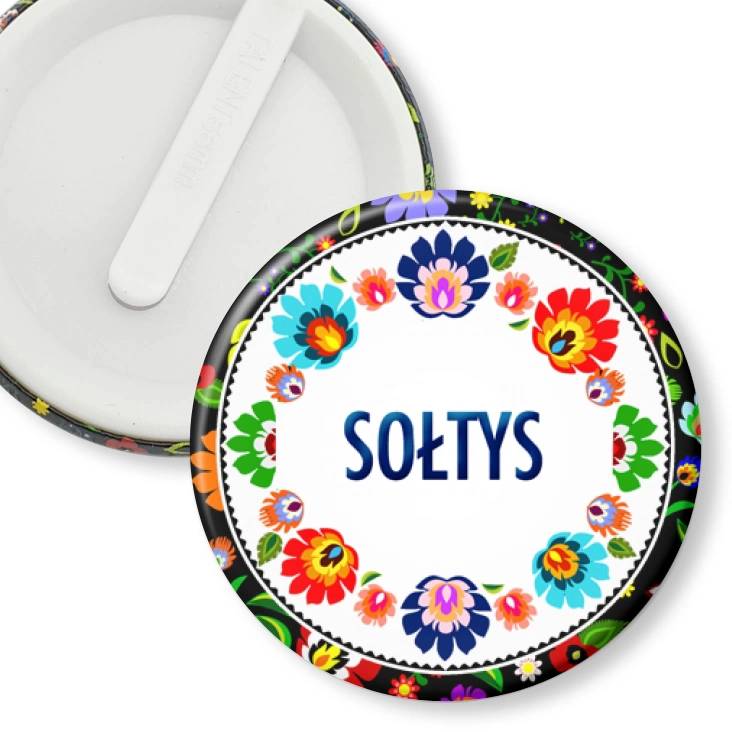 przypinka klips Sołtys folk