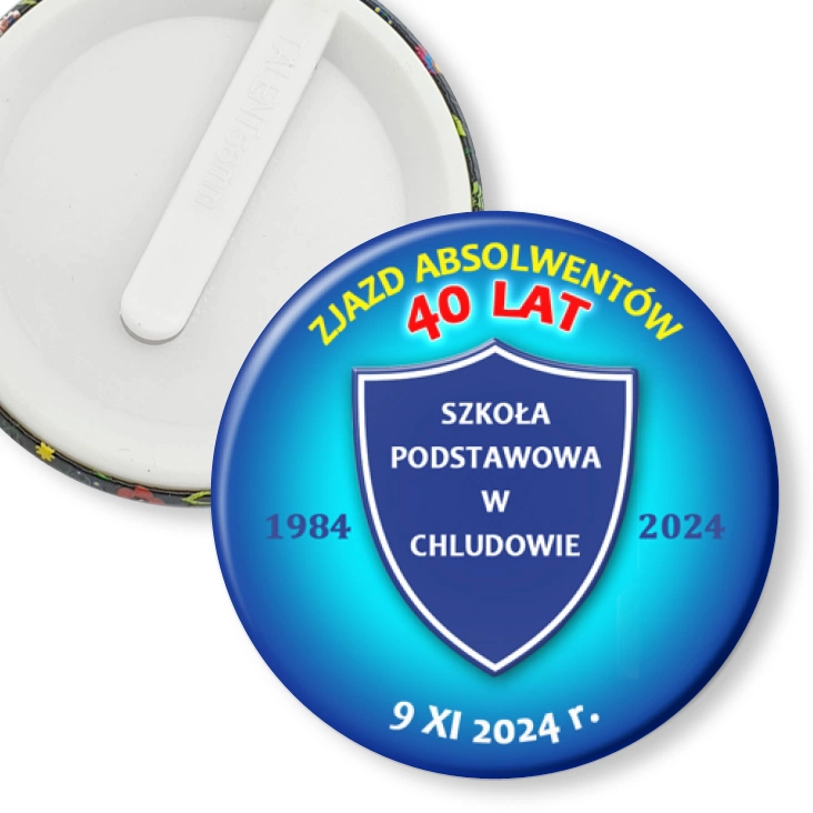 przypinka klips SP w Chludowie Zjazd Absolwentów