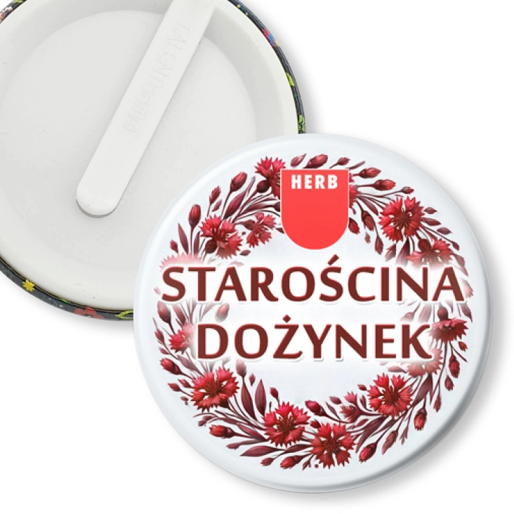 przypinka klips Starościna Dożynek