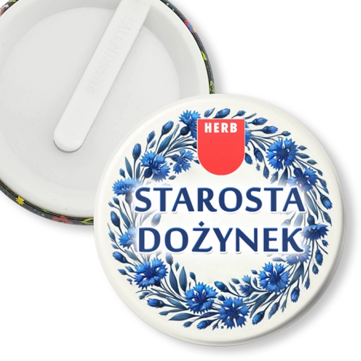 przypinka klips Starosta dożynek