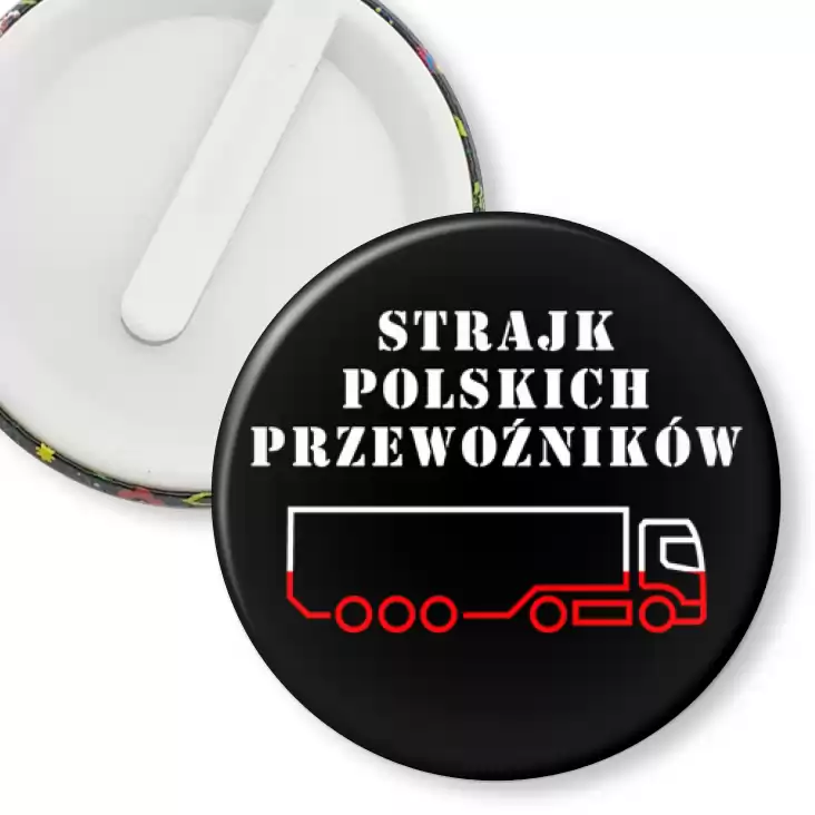 przypinka klips Strajk Polskich Przewoźników