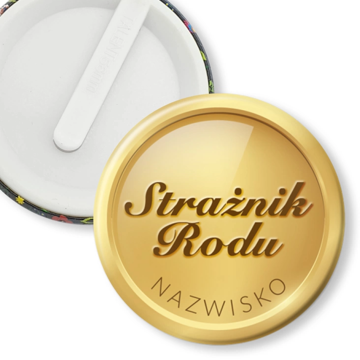 przypinka klips Strażnik Rodu