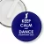 Przypinka klips Studniówka keep calm and dance