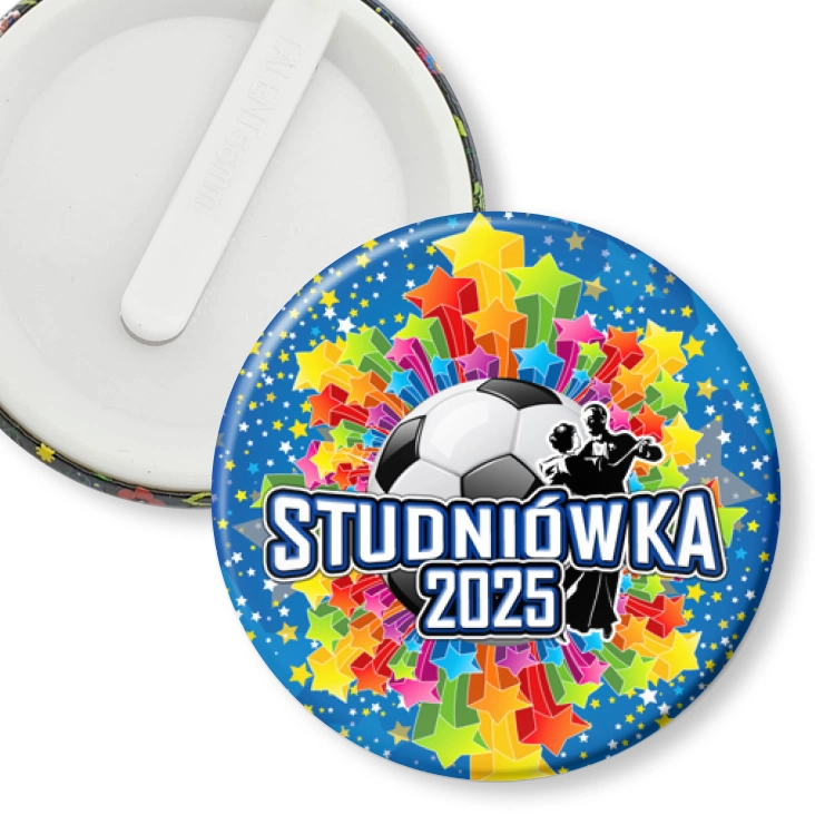 przypinka klips Studniówka z piłką