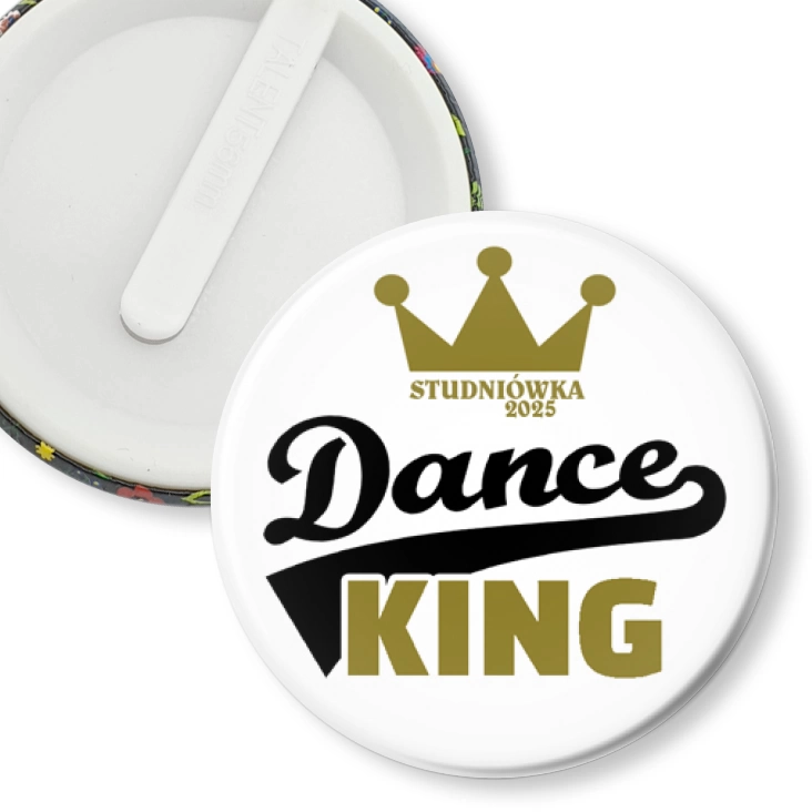 przypinka klips Studniówka Dance King