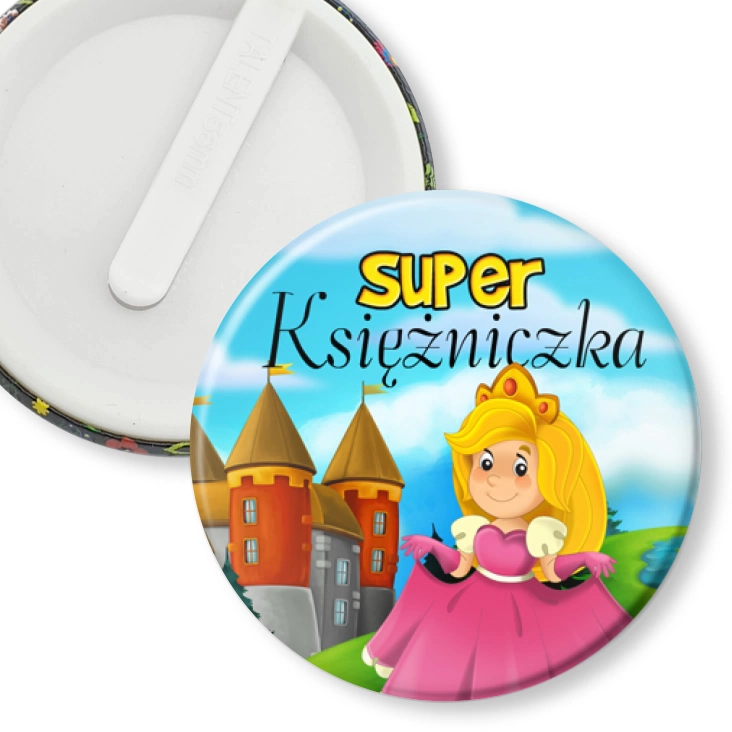 przypinka klips Super Księżniczka Śpiąca Królewna