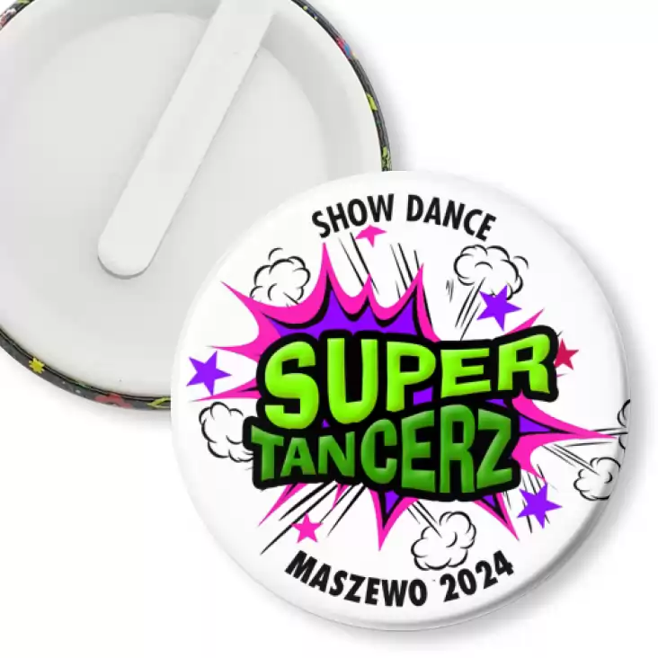 przypinka klips Super tancerz Show Dance Maszewo 2024