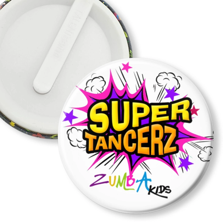 przypinka klips Super Tancerz Zumba Kids