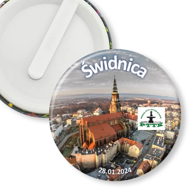 przypinka klips Świdnica PTTK Nysa