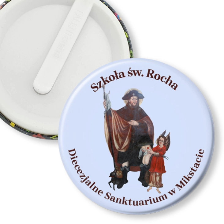 przypinka klips Szkoła świętego Rocha
