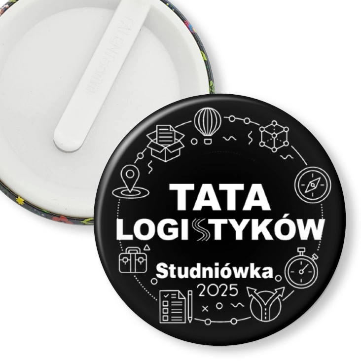 przypinka klips Tata logistyków studniówka