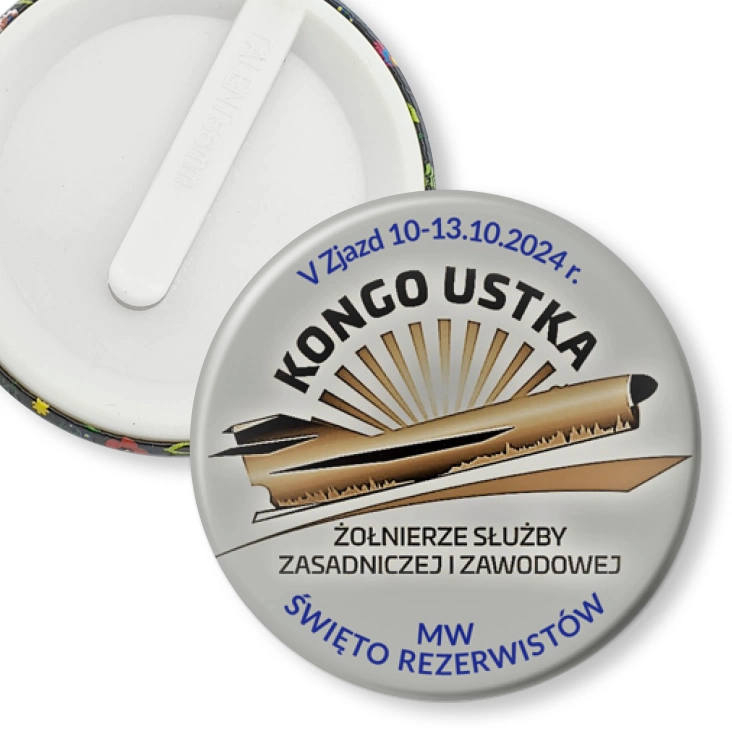 przypinka klips V Zjazd Kongo Ustka 2024