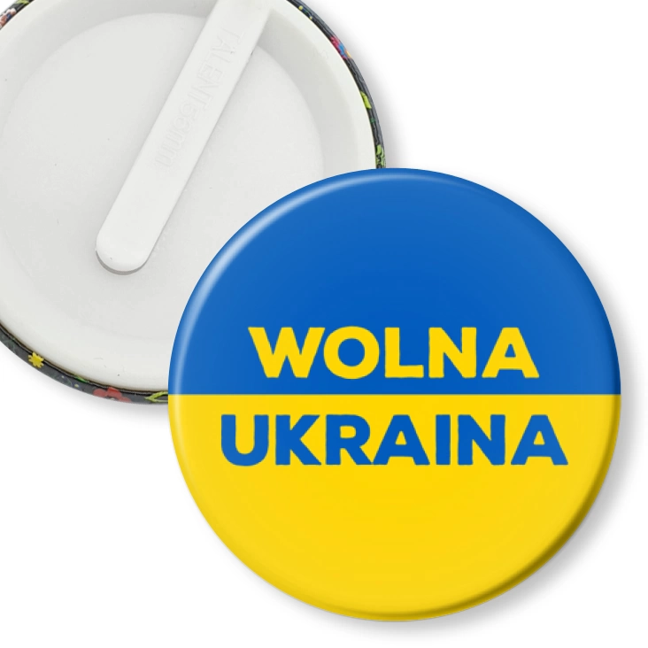 przypinka klips Wolna Ukraina