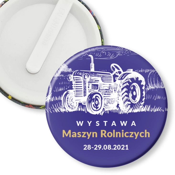 przypinka klips Wystawa Maszyn Rolniczych