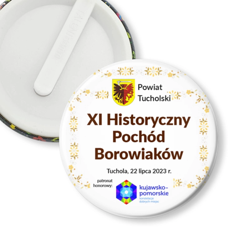 przypinka klips XI Historyczny Pochód Borowiaków