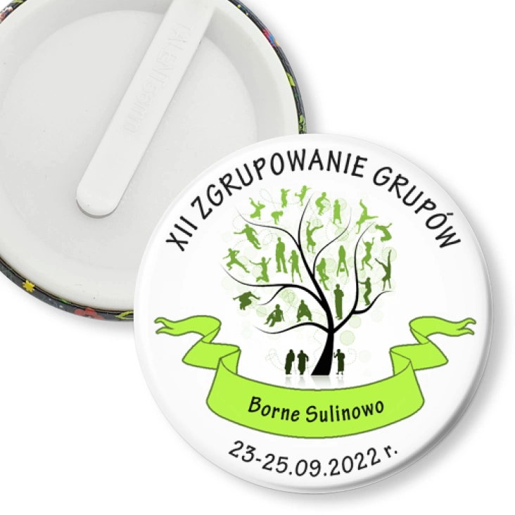 przypinka klips XII Zgrupowanie Grupów 2022