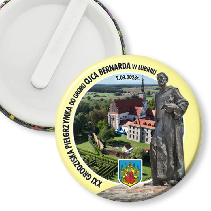 przypinka klips XXI Pielgrzymka do Grobu Ojca Bernarda
