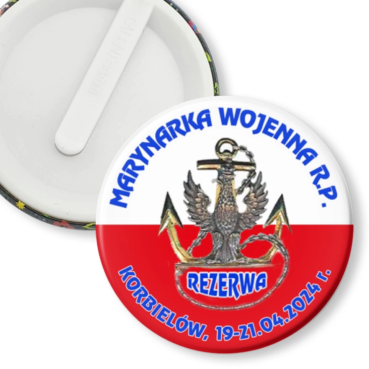 przypinka klips Zjazd rezerwistów marynarki wojennej 2024