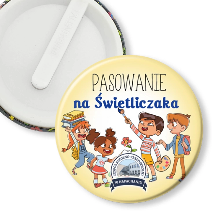 przypinka klips ZSP Napachanie Pasowanie na Świetliczaka