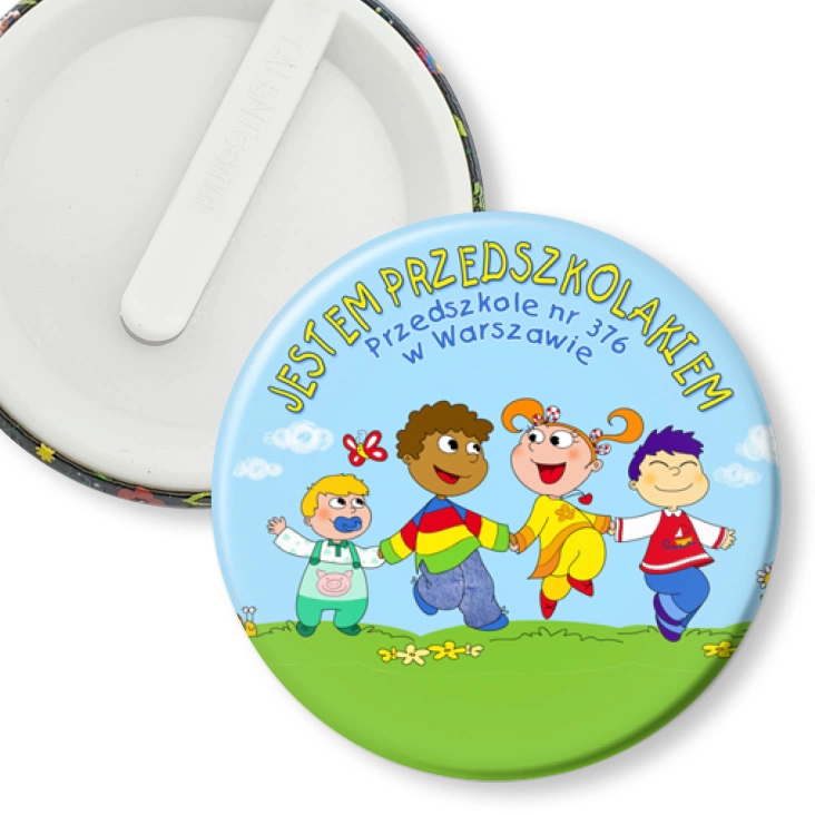 przypinka klips Przedszkole nr 376 w Warszawie