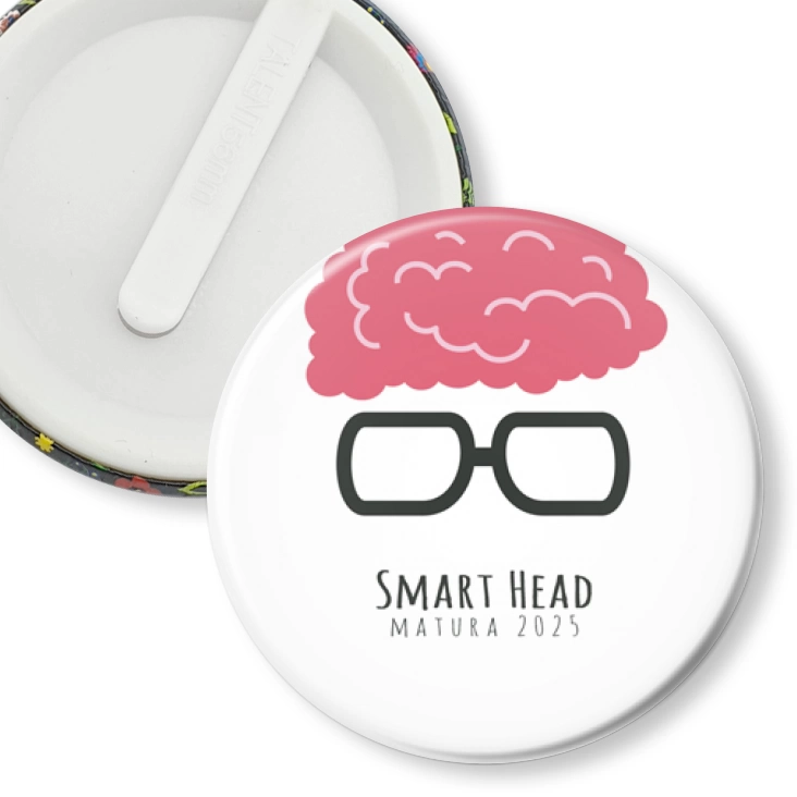 przypinka klips Matura smart head