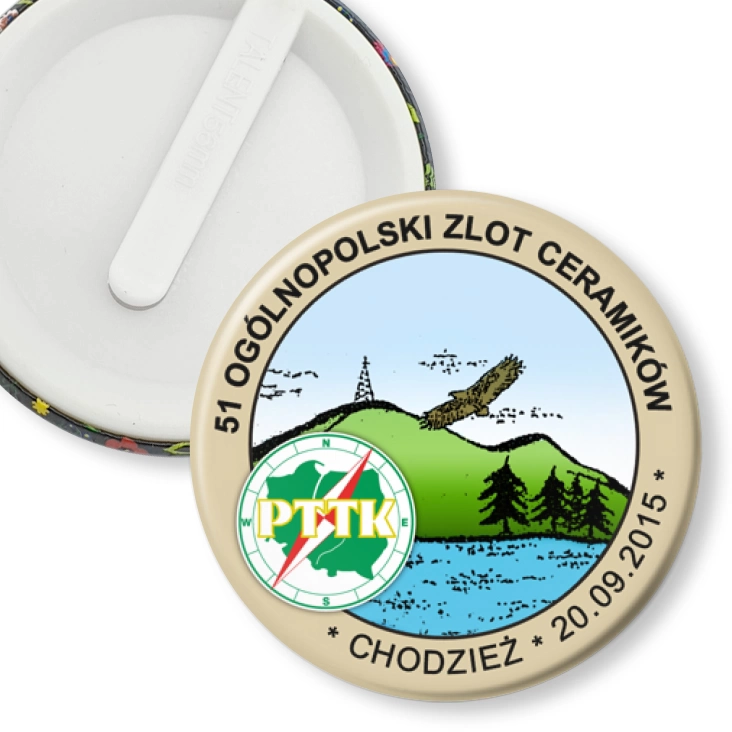 przypinka klips 51 Ogólnopolski Zlot Ceramików