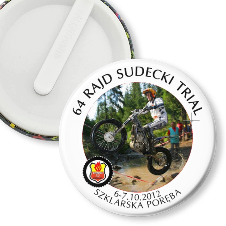 przypinka klips 64 Rajd Studencki Trial