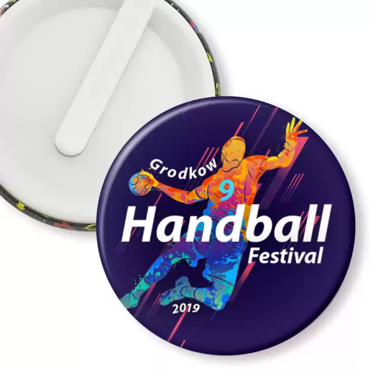 przypinka klips 9 Grodkow Handball Festival 2019