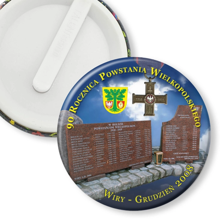 przypinka klips 90 rocznica Powstania Wielkopolskiego