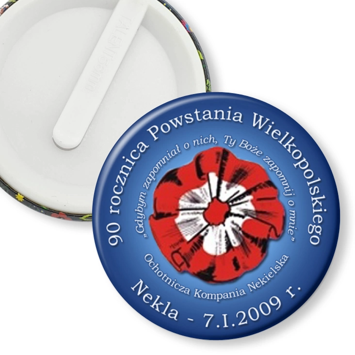 przypinka klips 90 rocznica Powstania Wielkopolskiego